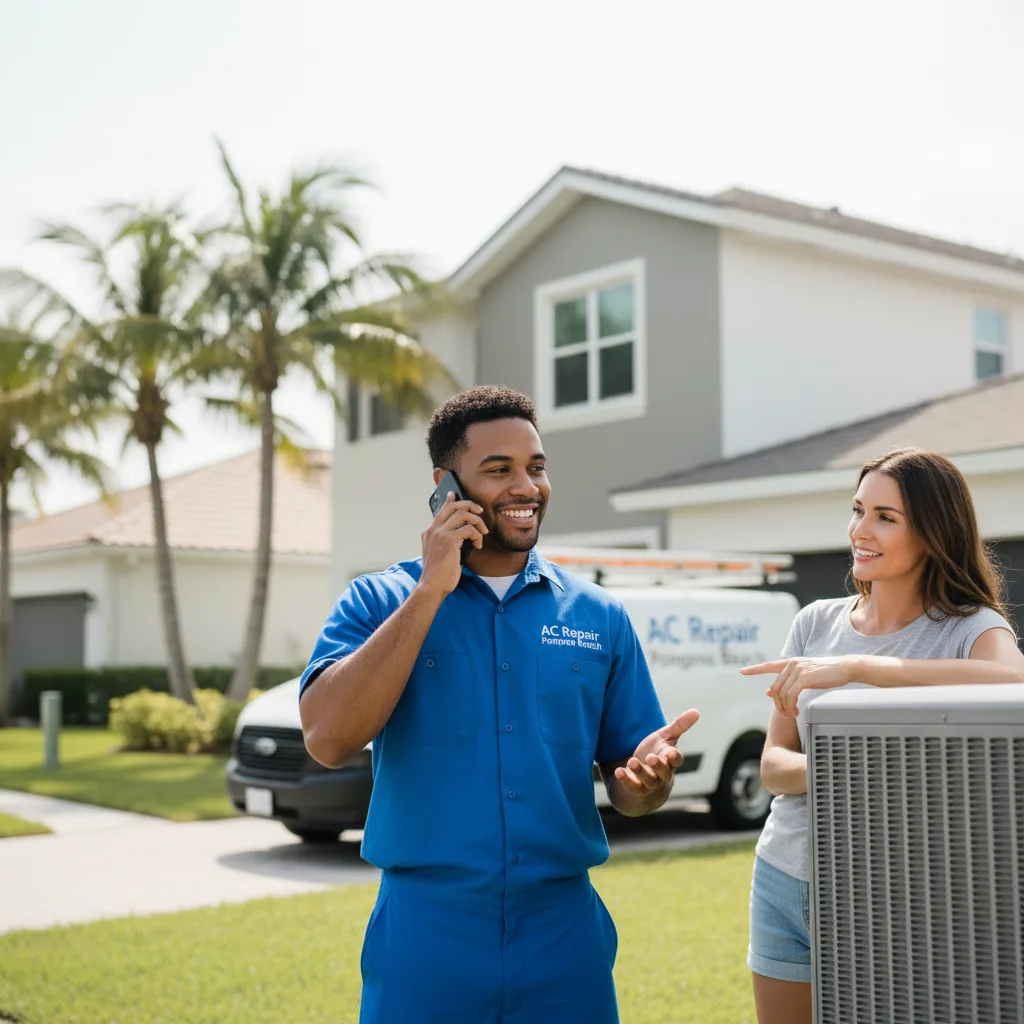 AC Repair Pompano Beach customer support in Peridot